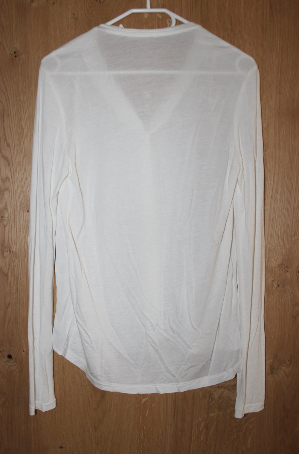 s.Oliver Bluse 34 XS Creme Weiß Langarm 