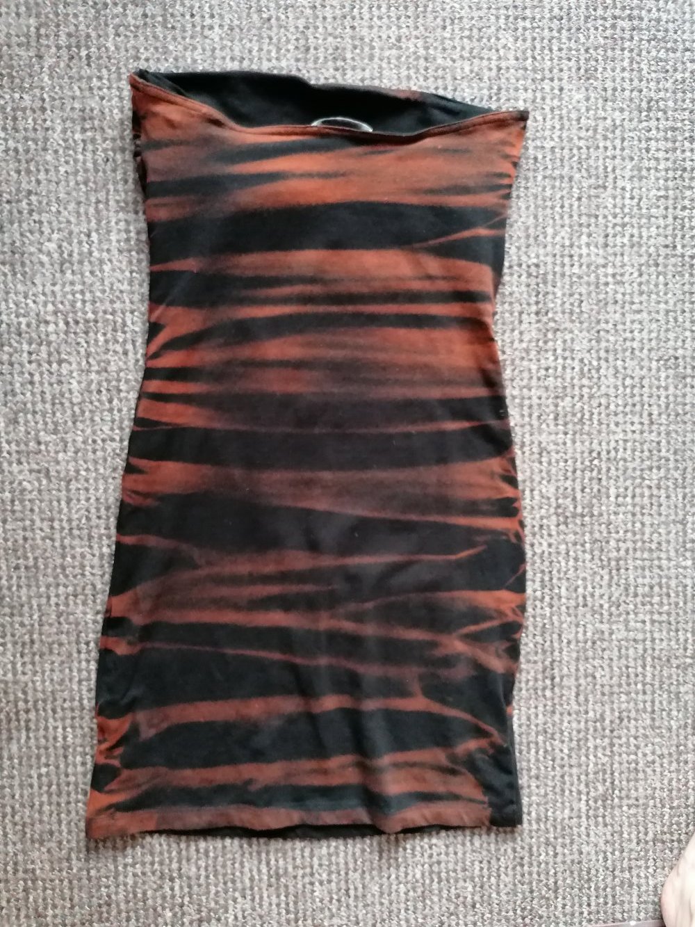Kleid Schulterfrei Bandeau Trägerlos S 36