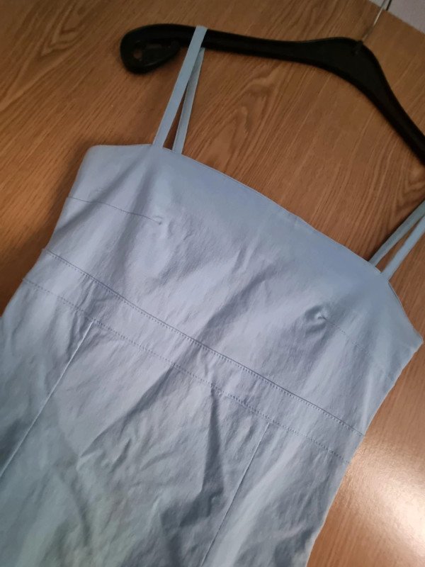 hellblaues minikleid