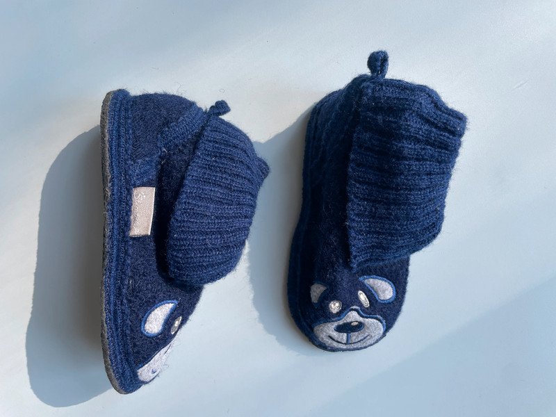 Sterntaler Hausschuhe Baby Kind Wolle Wool Gr. 23/24