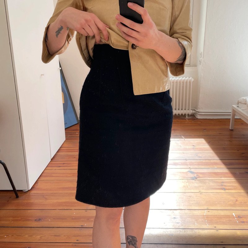 Jil Sander High Waist WollRock Wool High Waist Skirt