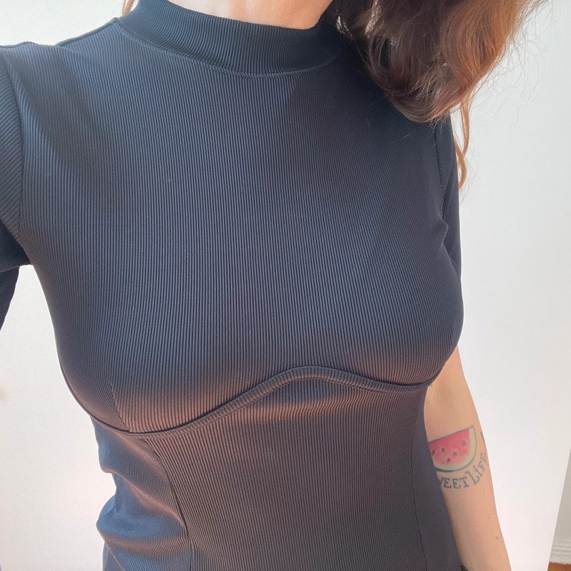 H&M Trend Bodycon Kleid