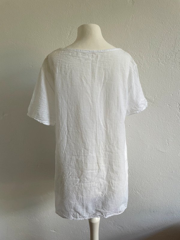 Vintage Sommer Top mit Spitze und Stickerei