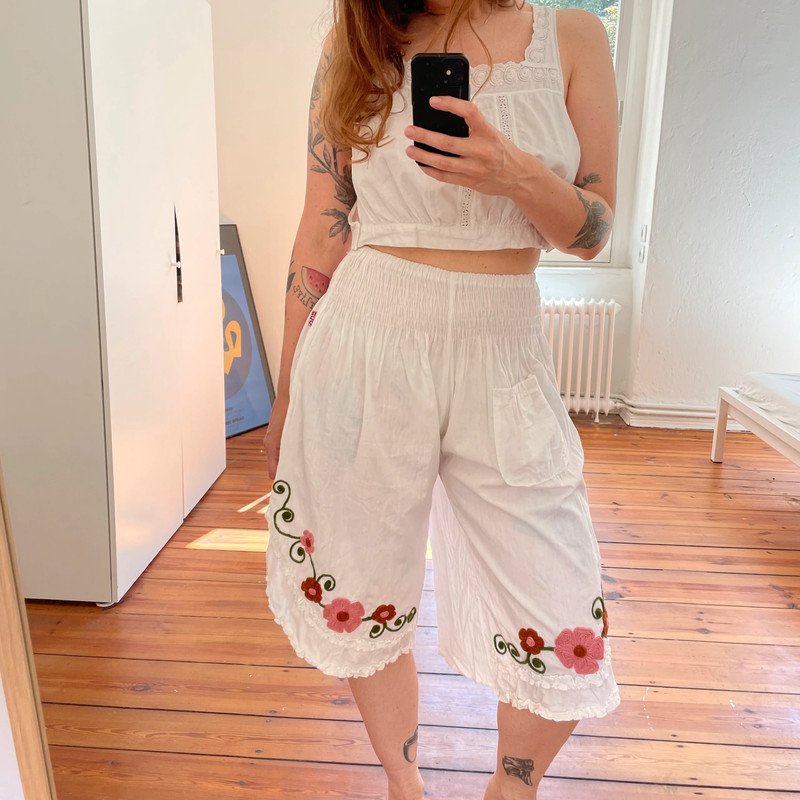 Folk Top Sommer Oberteil