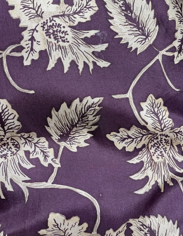 EVR Vintage Blouson aus Seide mit floralen Muster