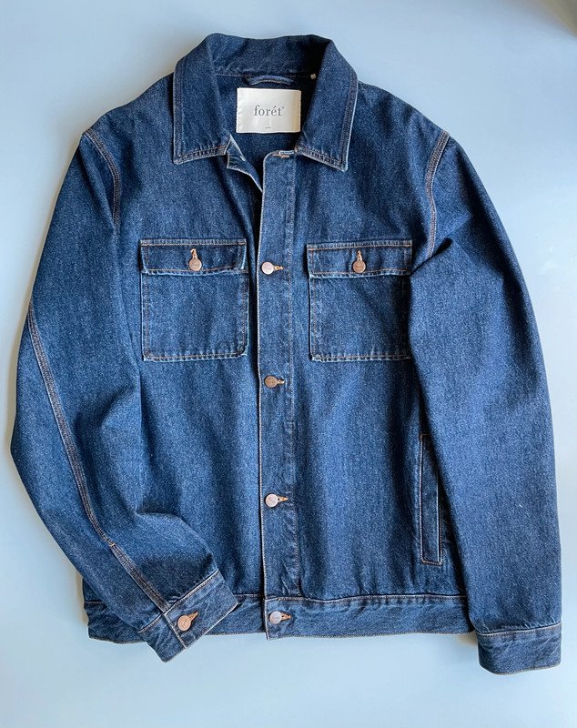 Foret Studio Cluster Jacket Jeansjacke Denim Herren