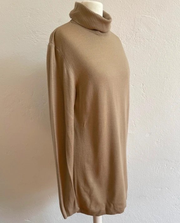 Rollkragen Pullover aus Merinowolle Vintage 90s Wool
