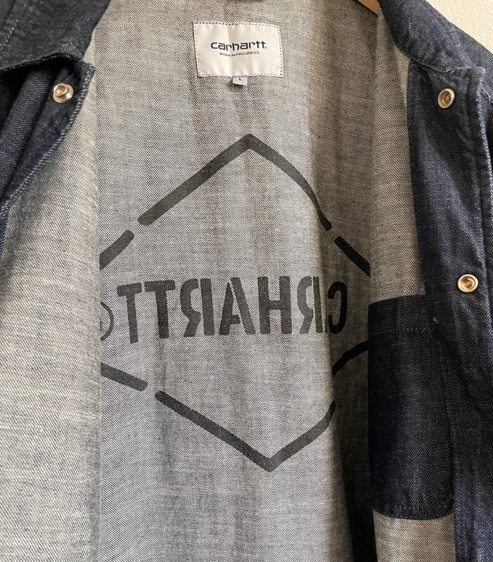 Carhartt WIP leichte Jeansjacke mit Innentasche