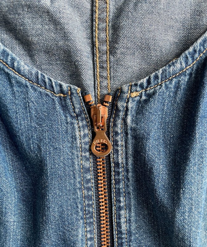 Diesel Top Jeans Denim Oberteil 90s 90er Y2K Bauchfrei