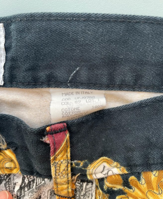 90s Moschino High Waist Jeans Duomo di Milano 90er Vintage