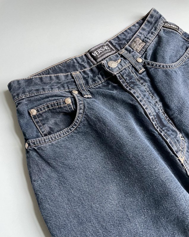 Versace Jeans Couture 90s High Waist Denim 90er