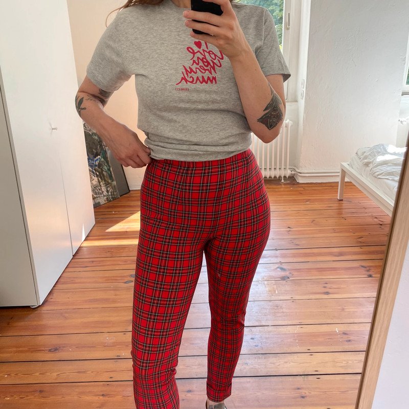 Fiorucci graues y2k Shirt I Love You Very Much