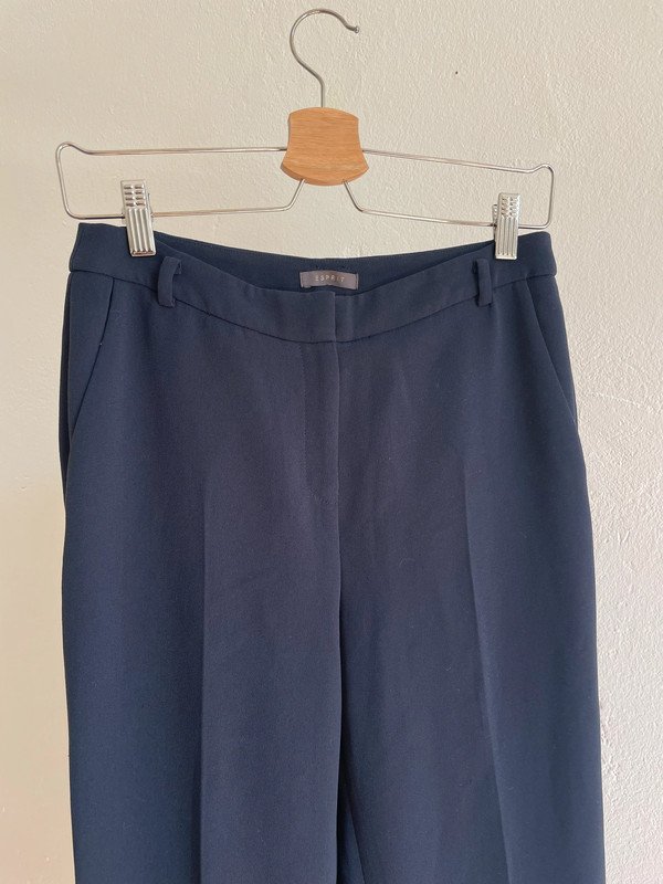 Esprit Stoffhose weites Bein Mid Waist