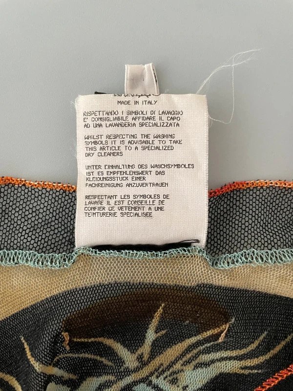 Jean Paul Gaultier Maille rare Mesh Top 90s 90er Vintage