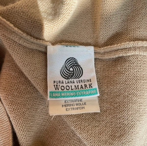Rollkragen Pullover aus Merinowolle Vintage 90s Wool