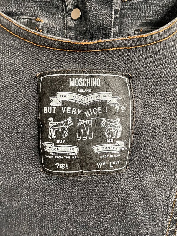 Moschino Jeans 90s Denim Top Oberteil 90er Vintage