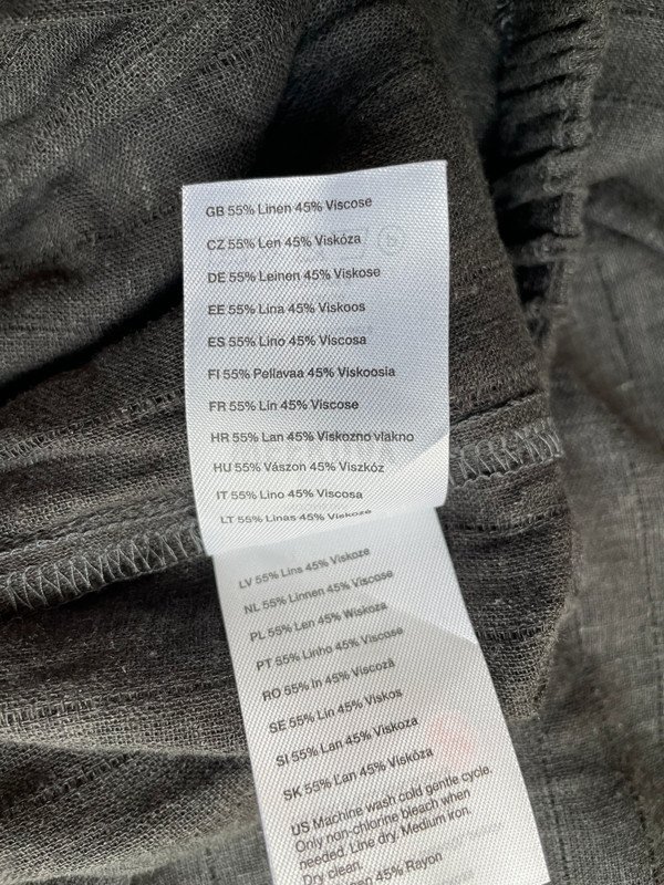 Weekday Sommer Hose aus Leinen und Viskose