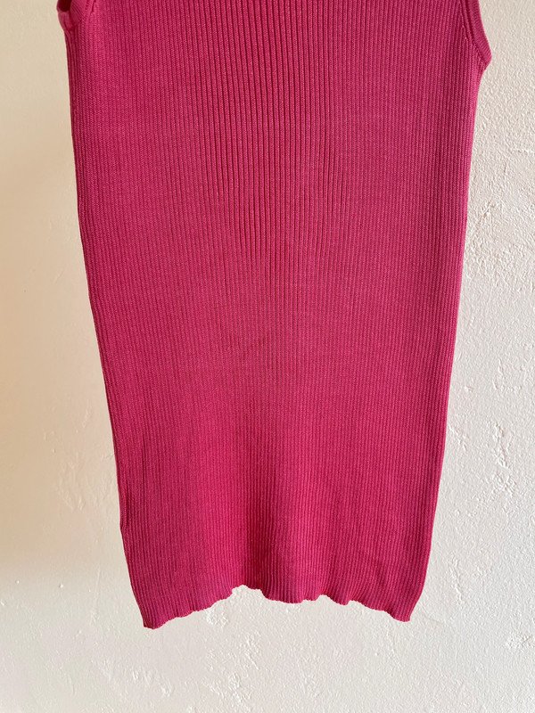 Best Connections pink Top Shirt aus Seide Silk 90s 90er