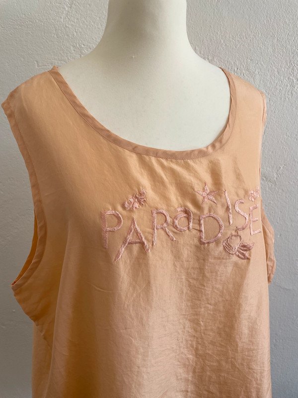 Top aus Seide Silk Vintage