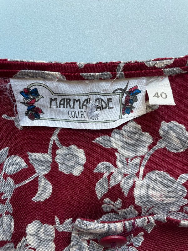 Marmalade Collection Vintage 80s dress Kleid Blumenmuster floral Print