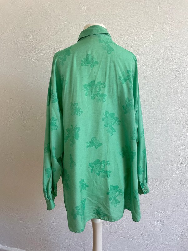 Vintage Bluse aus Viskose Oversized