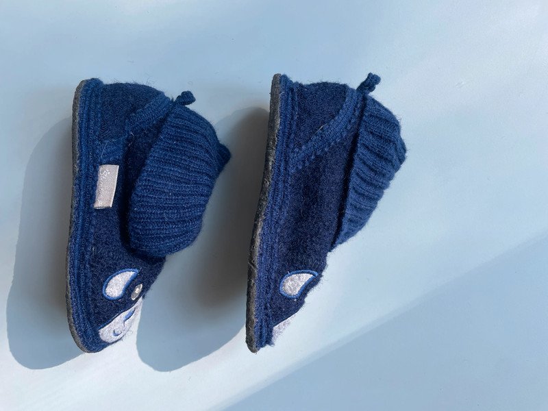 Sterntaler Hausschuhe Baby Kind Wolle Wool Gr. 23/24