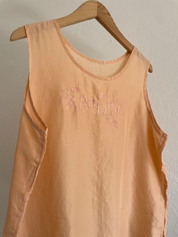 Top aus Seide Silk Vintage