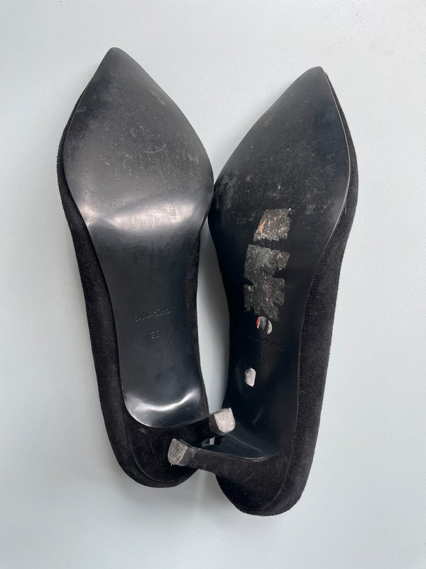 &other stories pointed suede Heels Pumps