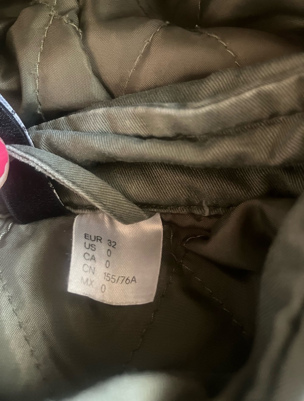 Parka in Khaki von H&M in der Größe 32