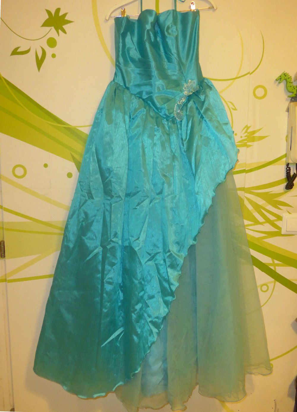 Ballkleid türkis eisblau