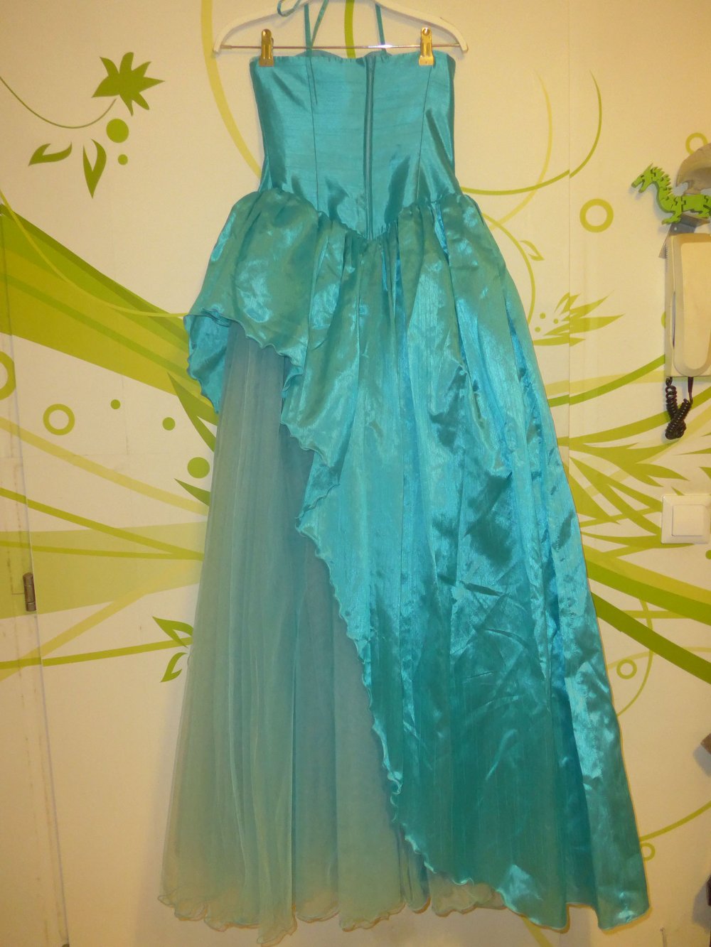 Ballkleid türkis eisblau