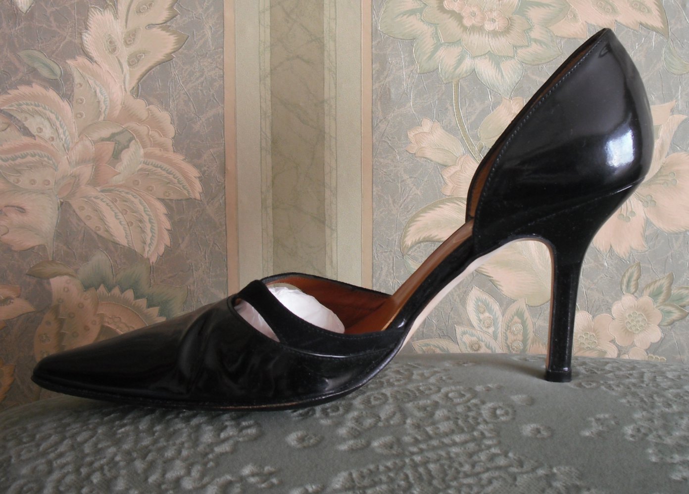 Elégance Paris Pumps Lackleder schwarz