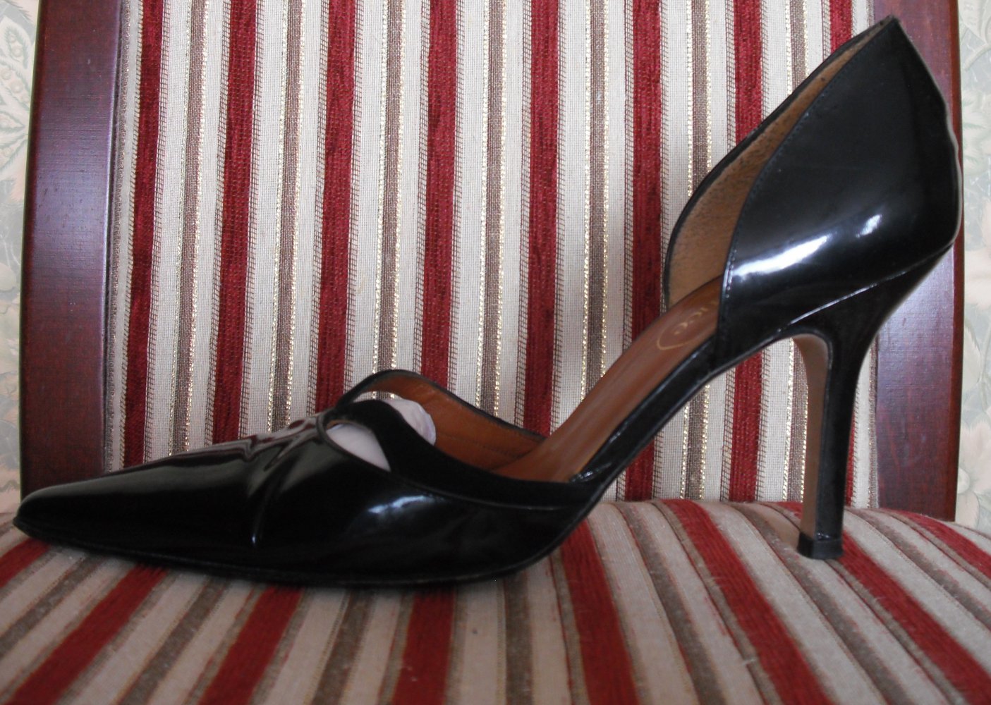 Elégance Paris Pumps Lackleder schwarz