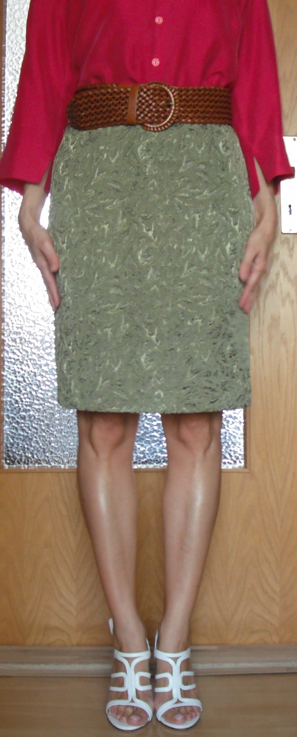 Smarter Business-Style Bleistiftrock in knieumspielender Länge