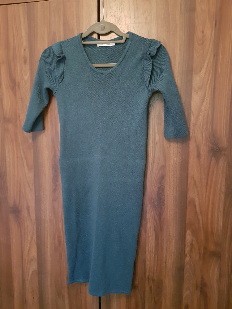 Strickkleid Petrol von Promod