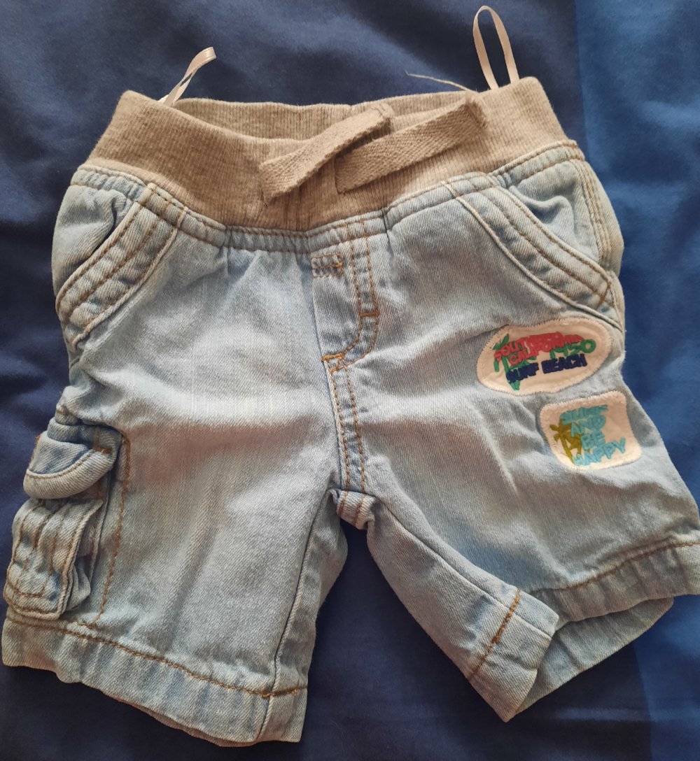 Shorts Gr. 62 kurze Hose Jeans