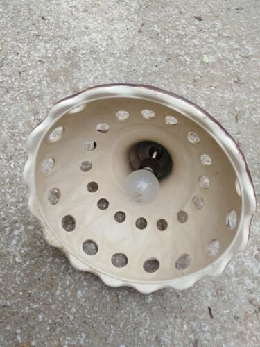 Keramiklampe Keramik Deckenlampe Hänge Decken Lampe Hängelampe rustikal