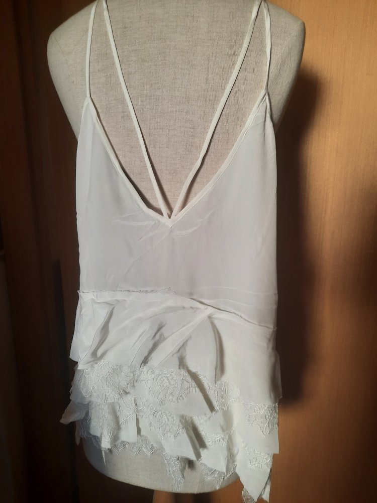 Trägertop Träger Top sexy Seide Gr. M 38/40