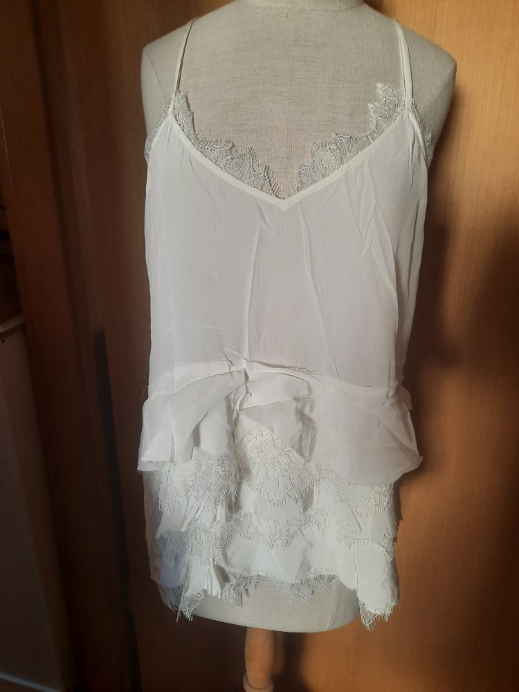 Trägertop Träger Top sexy Seide Gr. M 38/40