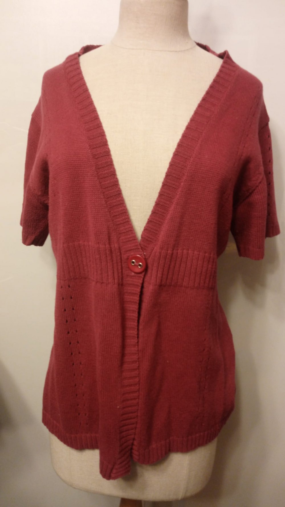 Strickweste Kurzarm Sure Gr. XL Strick Weste