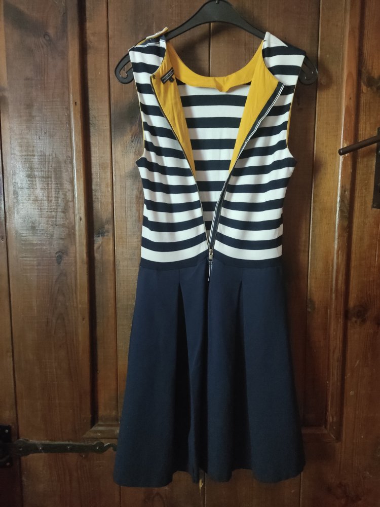 Tommy Hilfiger Kleid Gr.S blau-weiss