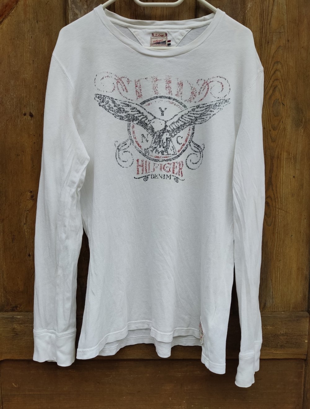 Tommy Hilfiger Langarmshirt Gr.XL weiss