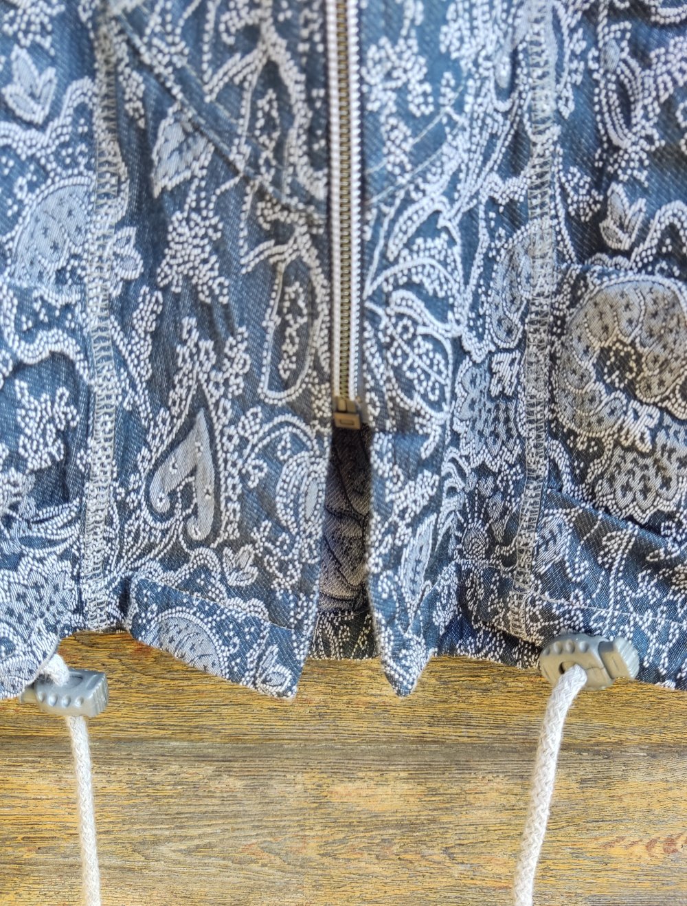 Jacke Übergang Gr.XS Blau-Weiß