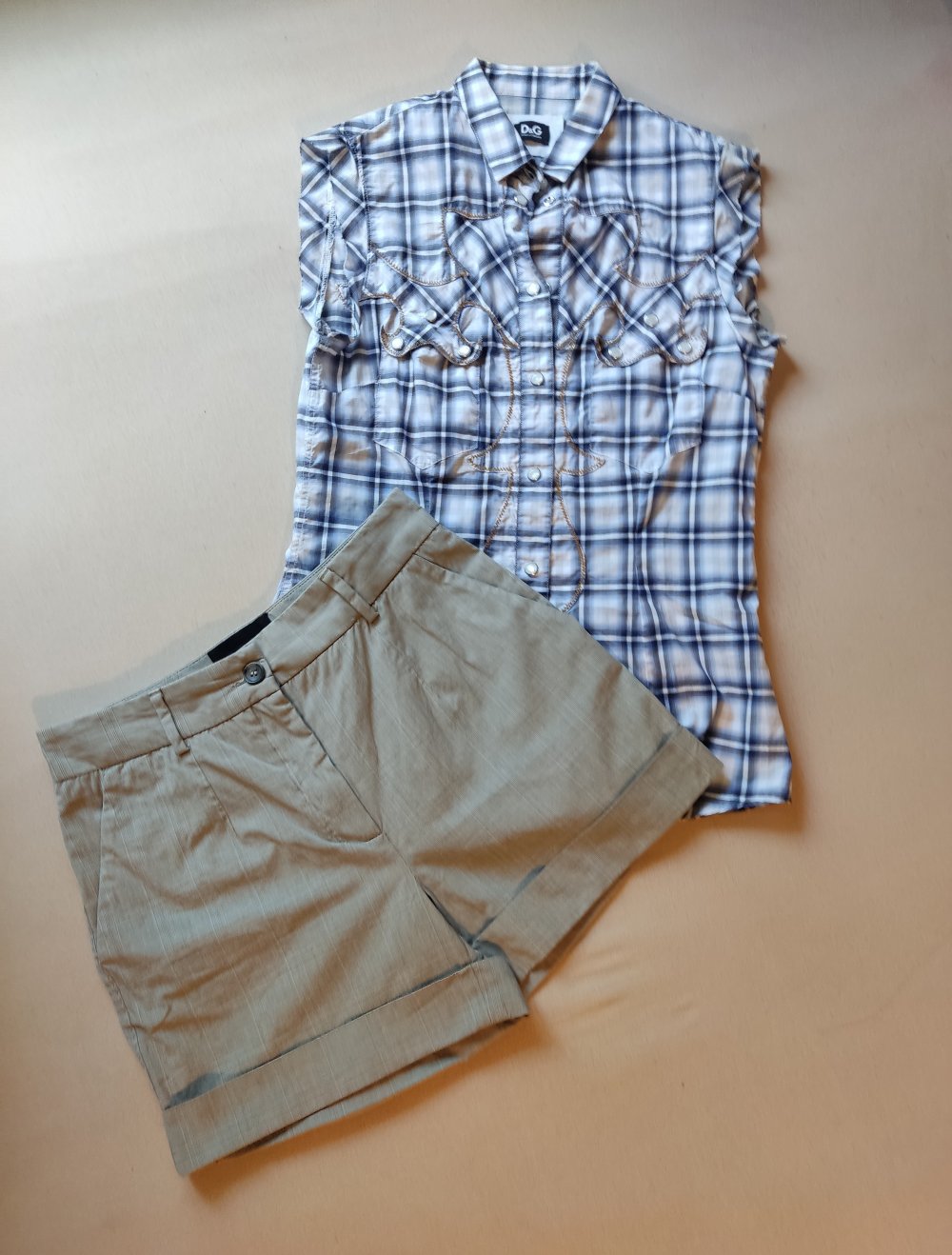 Dolce & Gabbana Zweiteiler Bluse & Shorts Gr.34/36