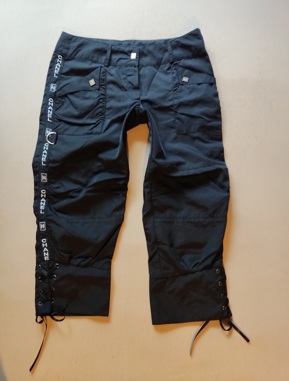 Caprihose Sommerhose Gr.34/XS schwarz NEU mit Etikett