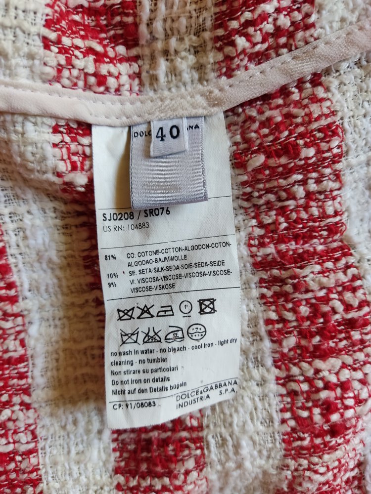 Dolce & Gabbana Jacke Gr.36/S