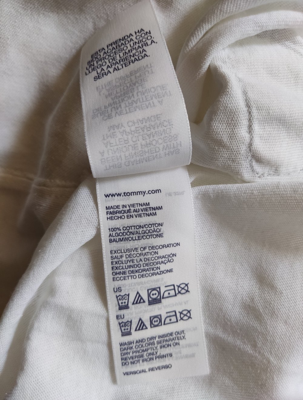 Tommy Hilfiger Langarmshirt Gr.XL weiss