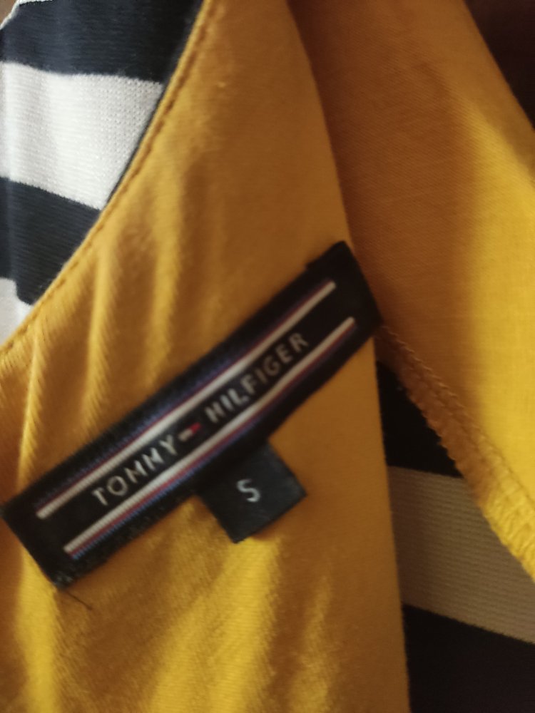 Tommy Hilfiger Kleid Gr.S blau-weiss