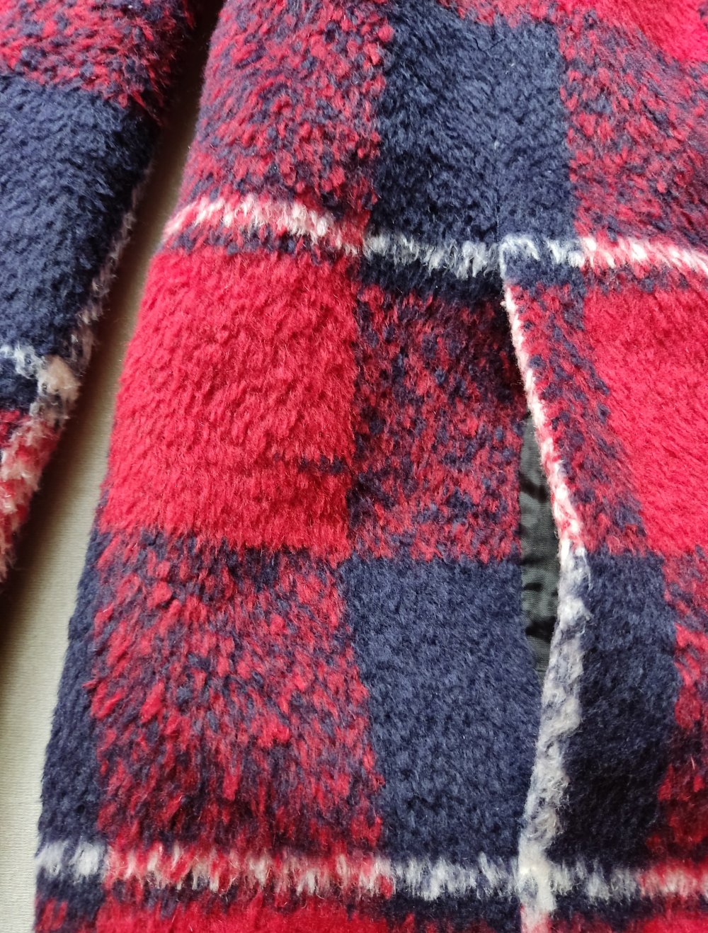 BlendShe Wollmantel kariert Gr.S NEUwertig