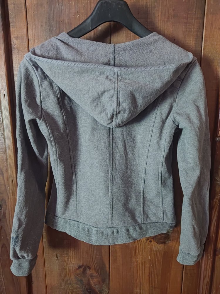 Noa Noa Sweatjacke mit Kapuze Gr.S grau